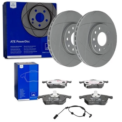 ATE Powerdisc Discos de Freno 288mm + Pastillas Delanteras Apto para Opel Vectra - Imagen 1 de 4