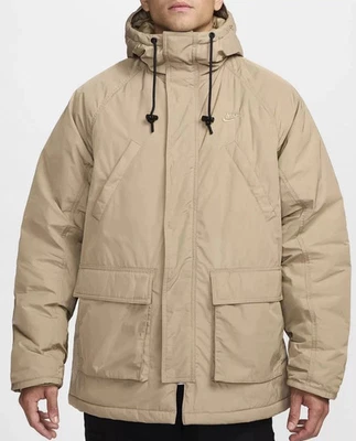 Nike Sportswear Club Fleece Therma-Fit Men's Size Medium Parka Jacket FZ0869-247 - Image 1 of 4