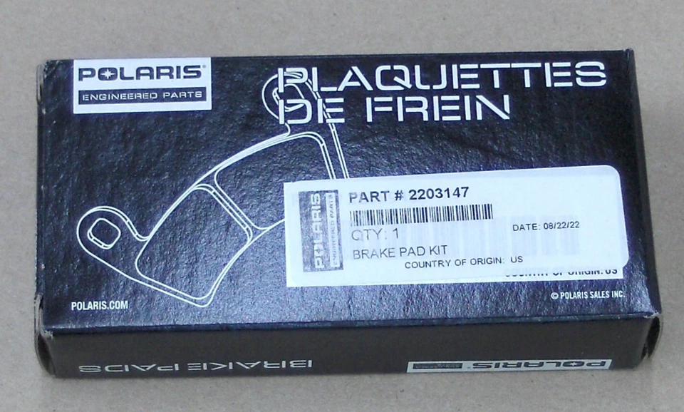 Par de pastillas de freno originales Polaris Ranger 700 800 900 # 2203147 2005-2015 Foto 1 de 1