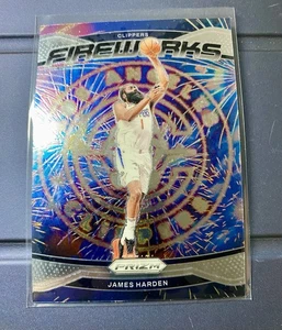 Panini Prizm 24-25 James Harden Los Angeles Clippers Fireworks #10 - NEW - Bild 1 von 2