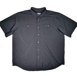 Camicia Orvis manica corta outdoor grigio antracite uomo XXL escursionismo pesca viaggio - Foto 1 di 12