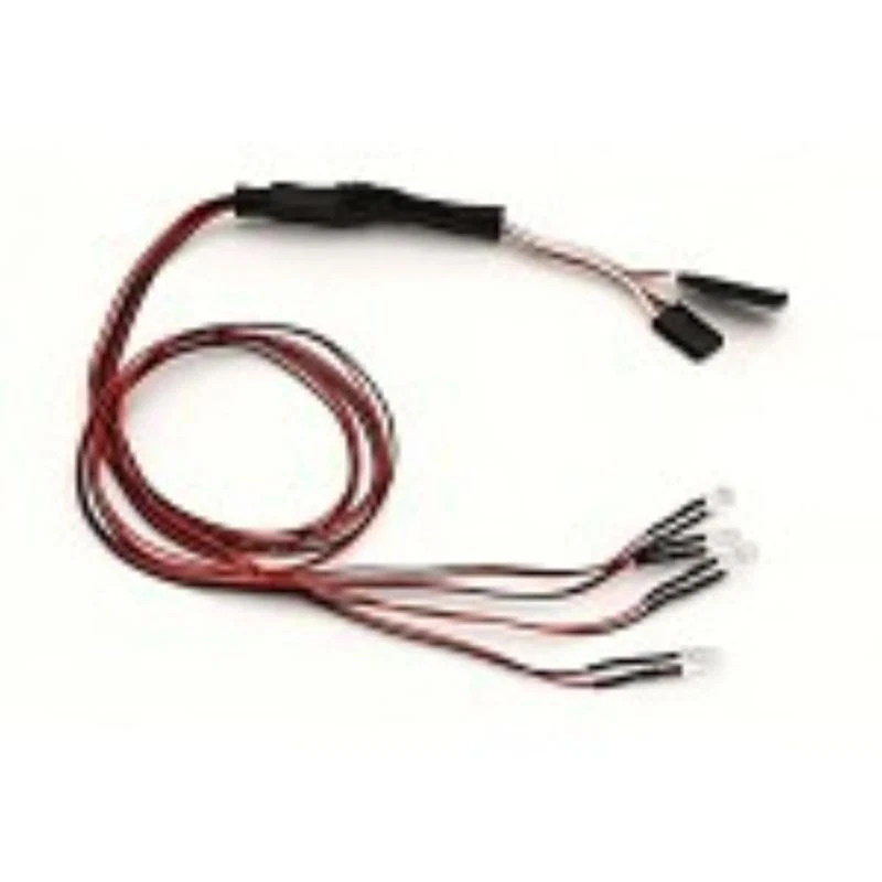 Kyosho KYO97054-4CR 5mm LED Light Unit 4 Bulbs L 400 (Clear and Red) - Image 1 of 1