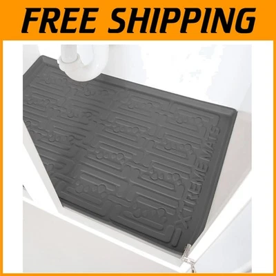 Alfombrilla impermeable debajo del fregadero borde elevado - Máxima protección para gabinetes (gris) Foto 1 de 4