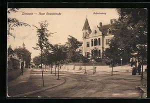 Zinnowitz, Ansichtskarte, Neue Strandstraße, Hubertusburg 1911 - Picture 1 of 2