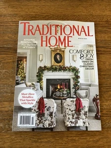 Traditional Home Magazine Winter Christmas 2025 Comfort & Joy ~ Free Ship ~ - Imagen 1 de 5
