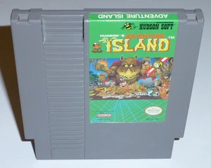 ADVENTURE ISLAND - Nintendo NES (Authentic) Game, Tested & Working - Picture 1 of 2