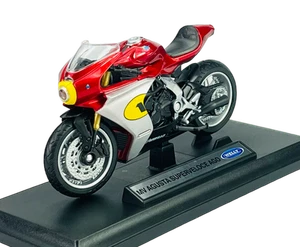 WELLY MV AGUSTA SUPERVELOCE AGO 1:18 MOTORRAD DIE CAST NEU IM KASTEN 12862 - Bild 1 von 5