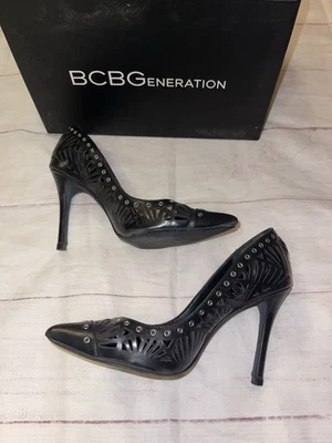 Zapatos de tacón de aguja negros 6,5 BCBGeneration para mujer  Foto 1 de 4