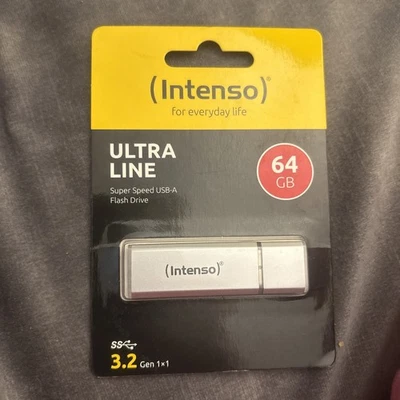 Intenso Ultra Line 3.2 Super Speed USB Flash Drive 64GB - Image 1 of 2