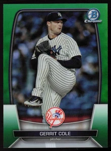 Gerrit Cole 2023 Bowman cromo refractor verde #98 #/99 - Yankees de Nueva York - Imagen 1 de 2
