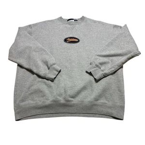 Felpa vintage American Eagle grigia uomo girocollo grande anni 90 logo preppy - Foto 1 di 5