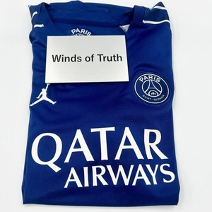 Nike PSG Jordan 2024/25 Match Fourth Soccer Jersey Blue HJ0865-493 US S - 3XL - Picture 1 of 14