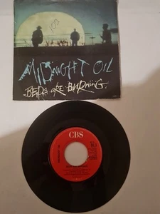 MIDNIGHT OIL - BEDS ARE BURNING 7” Vinyl VG (1989) CBS OIL3 - Picture 1 of 1
