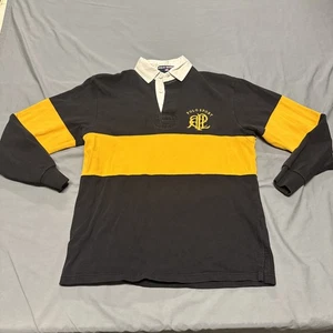 Camisa Polo Deportiva Ralph Lauren De Colección Años 90 Garabateada Rugby Ajuste Pequeño - Imagen 1 de 13