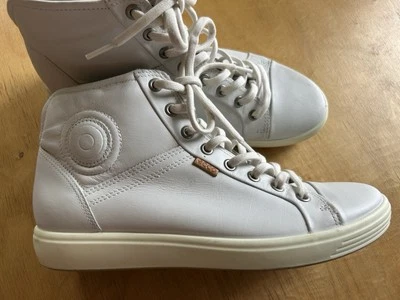 Botas altas suaves ECCO para mujer 40 EE. UU. 8,5-9 zapatos al tobillo informales H53* Foto 1 de 4