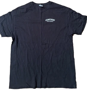 Vintage Jameson Irish Whiskey Liquor Promotional T-Shirt Tee Black XL Cotton - Picture 1 of 2