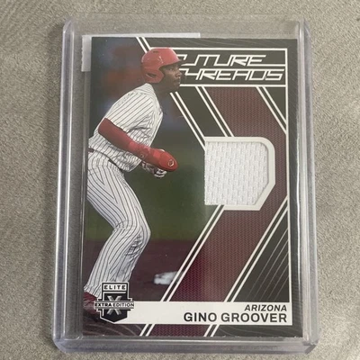 Gino Groover 2023 Elite Extra Edition Future Threads Jersey Relic RC Dbacks - Image 1 of 2