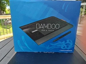 Wacom Bamboo Touch Tablet CTH-460 USB Grafikdesign Zeichnen mit Stylus Pen - Bild 1 von 7