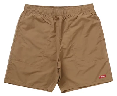 SS23 SUPREME NYLON WATER SHORT LIGHT BROWN SZ XXL - Image 1 of 3