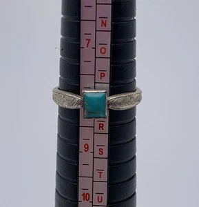 Native American Navajo Zuni Bell Trading Post Sterling Silver 925 Turquoise Ring - Picture 1 of 4
