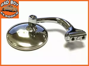 Morris Minor Clamp On 1/4 Light 3" Overtaking Mirror - Picture 1 of 2