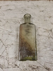 Rare McCormick & Co. BEE BRAND Flask Style Embossed Chemists Baltimore MD Bottle - Bild 1 von 9