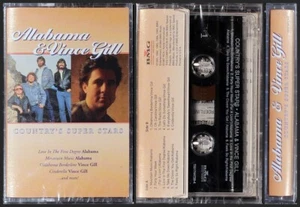 Alabama & Vince Gill Cassette Tape Country’s Stars NEW SEALED 1992 BMG Rare - Picture 1 of 4
