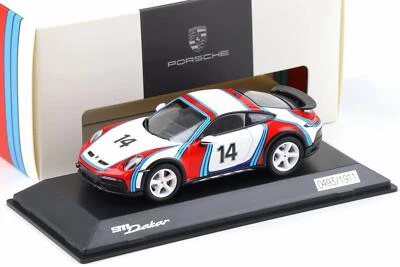 1:43 Spark Porsche 911 (992) Dakar #14 Rallye 1978 Martini Design Wap Dealer - Immagine 1 di 3