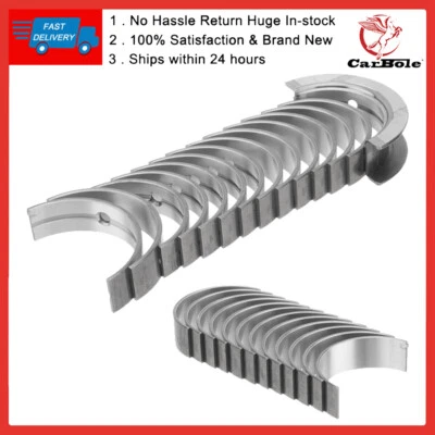 Juego de cojinetes principales y cojinetes de varilla del cigüeñal para BMW 128i 335i 740Li X3 X5 N55 3,0 L Foto 1 de 4