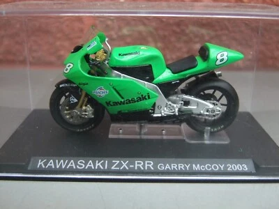 Kawasaki ZX-RR 2003 Racing Motorcycle McCoy - IXO 1:24 in Display Case - Image 1 of 2