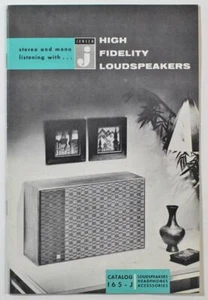 Jensen High Fidelity Loudspeakers Catalog 165-J Speakers-Headphones-Accessories - Picture 1 of 3