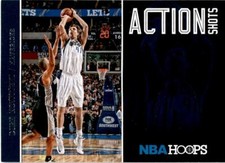2013-14 NBA Hoops Action Shots #10 Dirk Nowitzski Mavericks