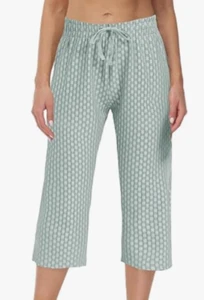 NEW Cakulo Women's High Waisted Wide Leg Capri Pants Size XL - Picture 1 of 1