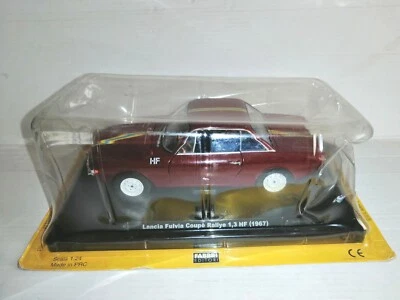 LANCIA FULVIA COUPE' RALLY 1,3 HF 1967 QUATTRORUOTE SCALA 1/24 - Immagine 1 di 3
