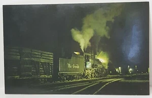 Denver Rio Grande Western Railroad Train Vintage Oversized Photo Card - Picture 1 of 3
