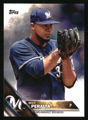Wily Peralta 2016 Topps #414a BASEBALL Card - Image 1 of 2