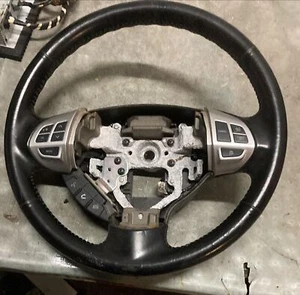 07-09 MITSUBISHI OUTLANDER STEERING WHEEL - BLACK LEATHER - Picture 1 of 1