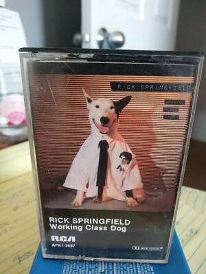 CASSETTE RICK SPRINGFIELD WORKING CLASS DOG #734 - Image 1 of 2