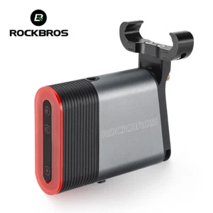 Luce posteriore bicicletta ROCKBROS IPX6 luce posteriore impermeabile con blocco Bluetooth intelligente - Foto 1 di 12