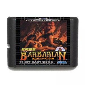 Barbarian 16 bit Game Card for Sega Genesis Mega Drive video Game