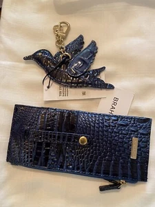 $Firm$ Neu mit Etikett 2 Stk. BRAHMIN MARITIME NACHTIGALL & KREDITKARTEN GELDBÖRSE AUSVERKAUFT - Bild 1 von 5