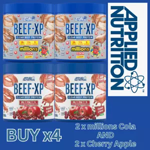 BEEF-XP CLEAR PROTEIN 150G 2 x MILLION COLA AND 2 x CHERRY APPLE (4 tubs) - Picture 1 of 3