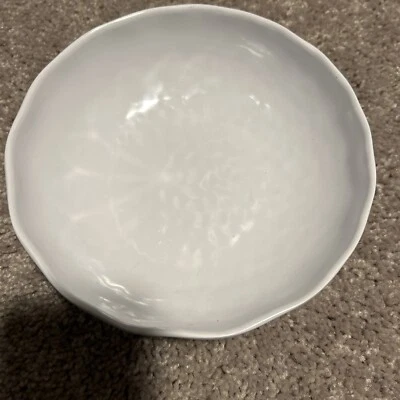 Michel Design Works Melamine Cereal Bowl White On White - Image 1 of 3