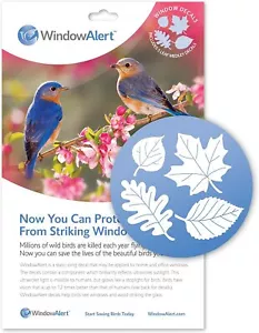 UV Window Stickers For Bird Strikes Decals Anti Alert Collision Glass Safe - Picture 1 of 2