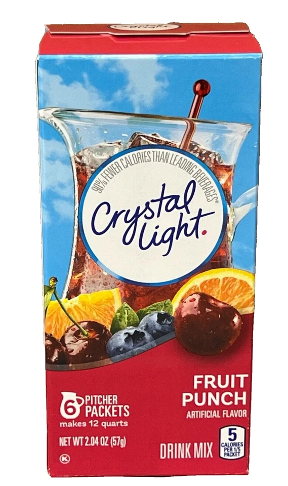 Crystal Light Fruit Punch Drink Mix Pitcher Pack 2.04 oz - Image 1 of 1