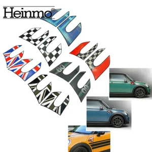 3D Side Scuttle Lamp Pattern Fender Cover Sticker Trim For Cooper F55 F56 - Picture 1 of 15