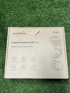 ARHPA Camera Smart Door Lock WiFi APP Doorbell Keyless Fingerprint Deadbolt+Knob - Picture 1 of 3