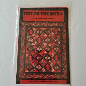 Out Of The Box Quilt Pattern Pressed For Time Quiltworks Fat Quarter Friendly - Picture 1 of 2