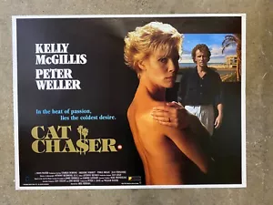 Cat Chaser, 1989 original uk Quad movie posters Peter Weller - Picture 1 of 1