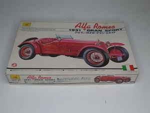 Sankyo Maßstab 1:24 Alfa Romeo 1931 Gran Sport Plastik Modellbausatz motorisiertes Auto - Bild 1 von 8